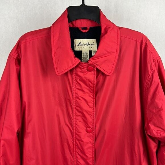 Vtg Eddie Bauer Polartec Lined Jacket Coat Windbreaker Size XL - Picture 2 of 9